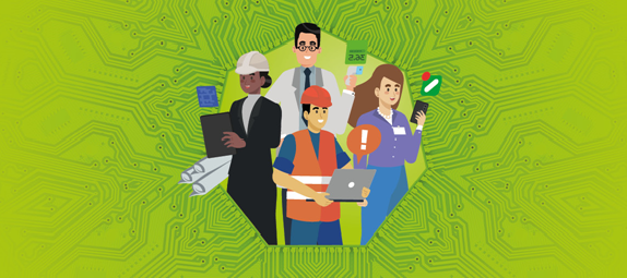Digital age logo
