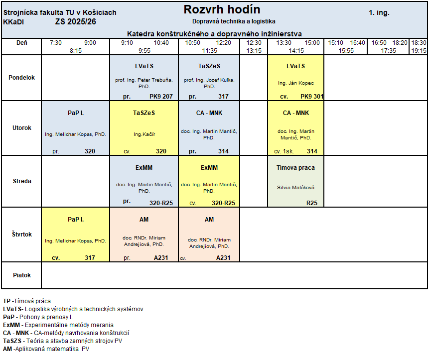 rozvrh 1 ing ZS 25 26